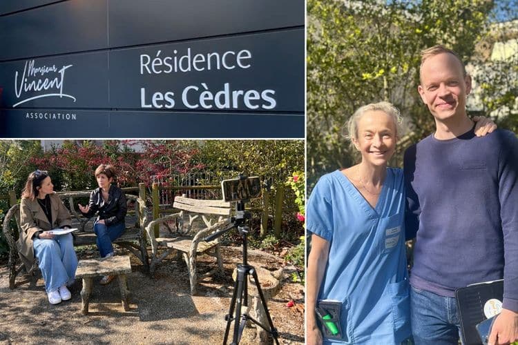 Tournage IDEPAD à la Résidence les Cèdres